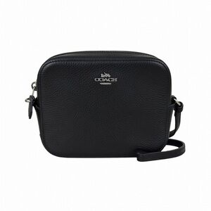 Coach Black Leather Belt Bag